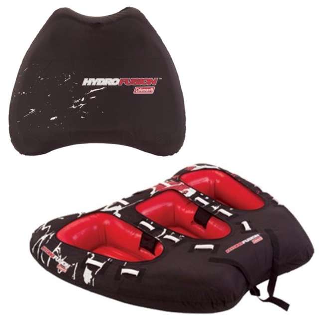 Coleman Hydrofusion 3-Person Inflatable Towable Convertible Water Tube ...