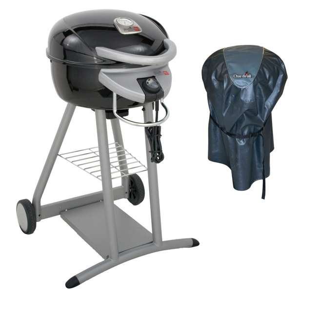 Char Broil Black Patio Bistro 240 Tru Infrared Electric Grill With