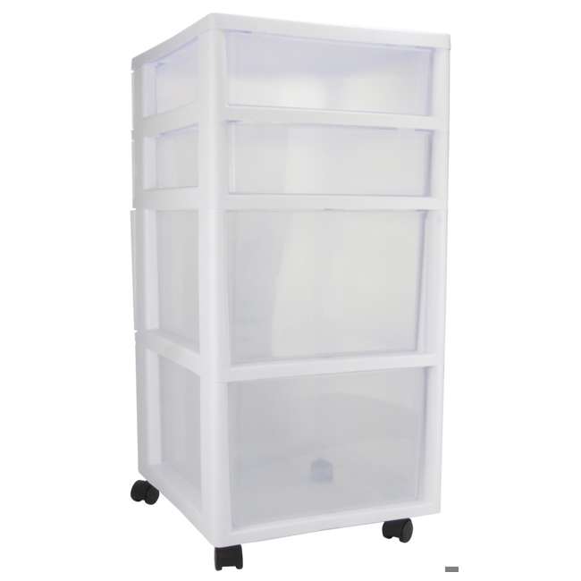 Sterilite 4Drawer Storage Cart 28228002