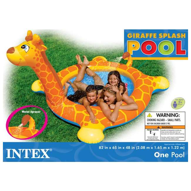 giraffe inflatable pool