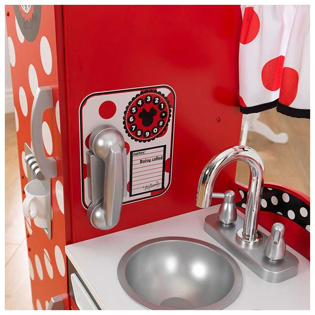 kidkraft disney junior's minnie mouse vintage kitchen set