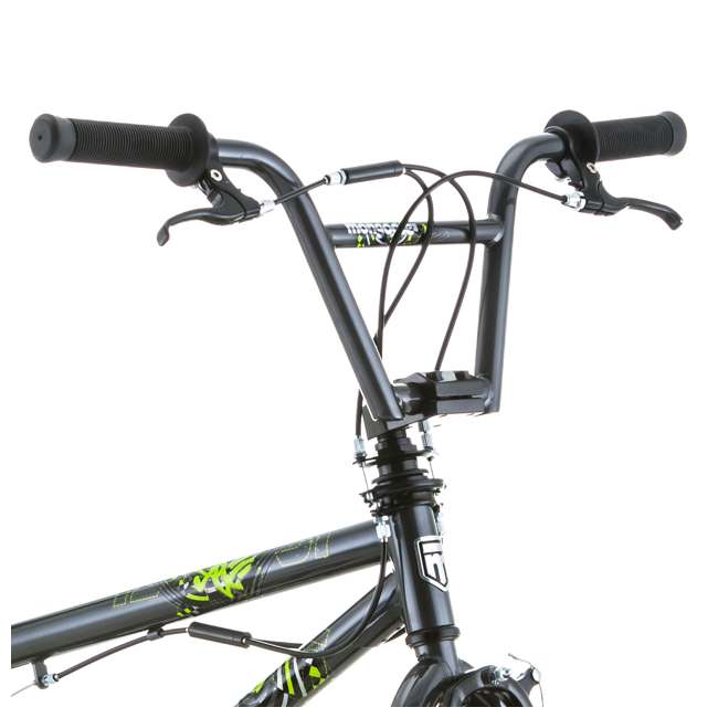 Mongoose 20-Inch Axe Youth BMX Freestyle Bike, Black : R2098KMD