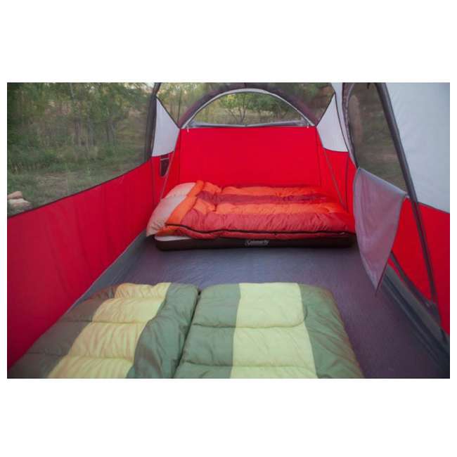 coleman 8 person screened bristol tent