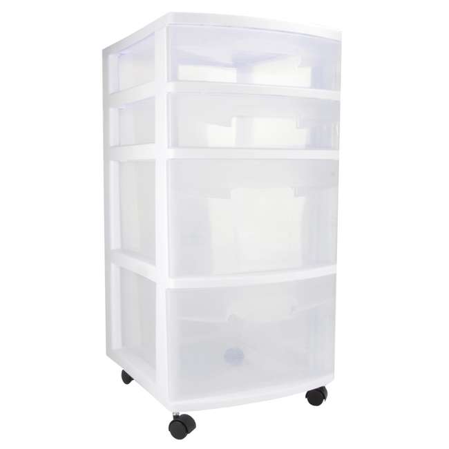 Sterilite 4Drawer Storage Cart 28228002