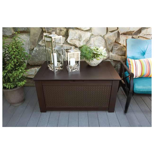 Rubbermaid Patio Chic Storage Deck Box 1837304