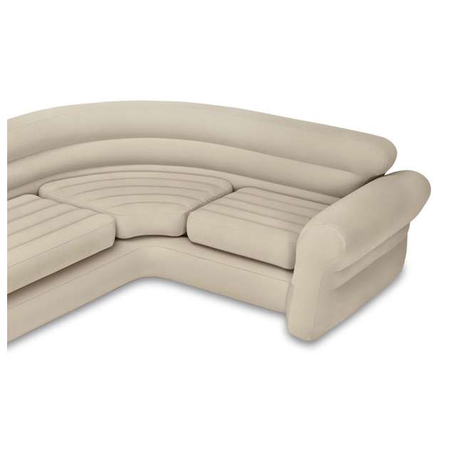 Intex Inflatable Corner Sectional Sofa with Air Pump : 68575EP + 66623E