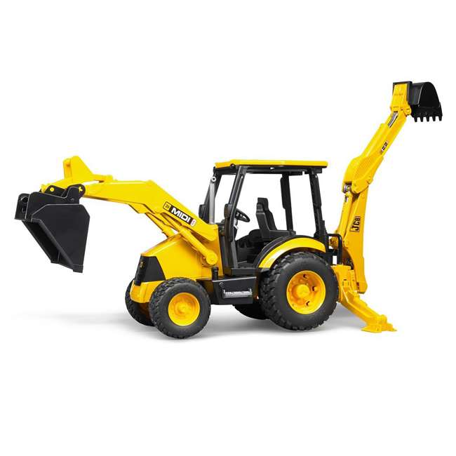 Bruder Toys JCB MIDI Backhoe Loader Construction Toy : 02427-BR