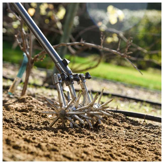 yard butler irc 3 extendable rotary cultivator