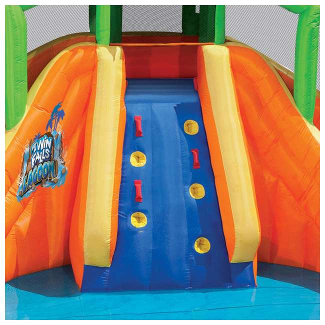 Banzai Twin Falls Lagoon Inflatable Slide