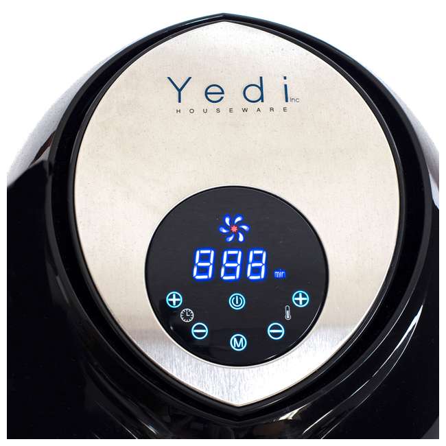 Yedi Houseware 5.8 Quart Air Fryer, Black : GV013