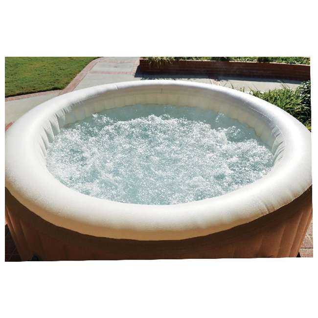 Intex Purespa 4 Person Inflatable Portable Hot Tub Spa Package