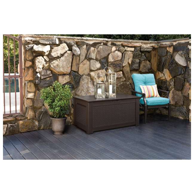 Rubbermaid Patio Chic Storage Deck Box 1837304