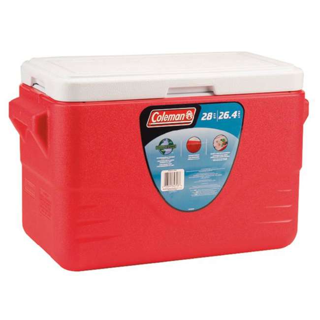 Coleman 28 Quart Molded Handle Ice Chest Cooler : 6277-703G