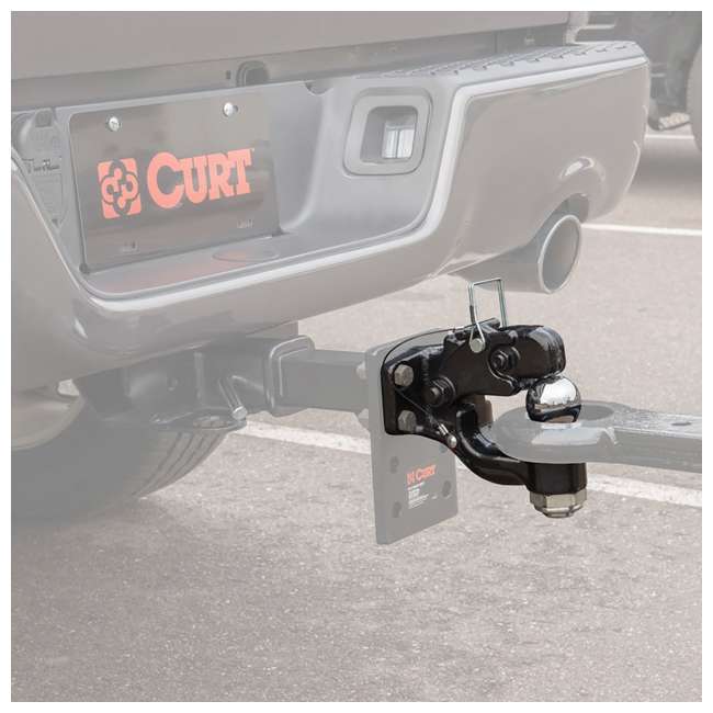 Curt Ball and Pintle Hook Combination Hitch Ball Bolt On : CURT-48200