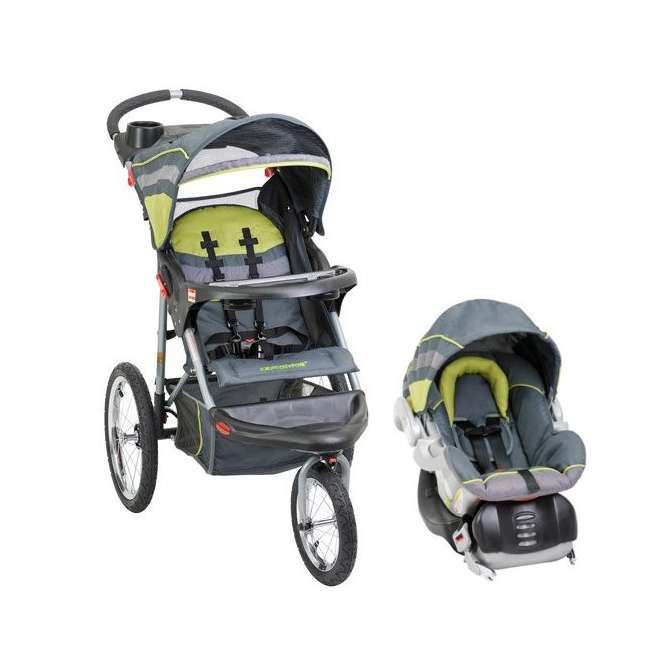 Baby Trend Expedition Swivel Jogging Stroller & Infant Car Seat Travel ...