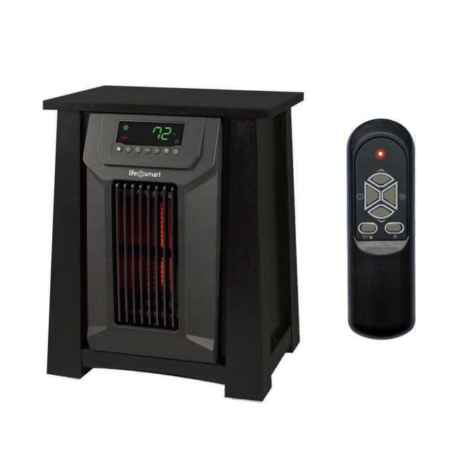 Lifesmart 8 Element Portable Infrared Quartz Space Heater ...