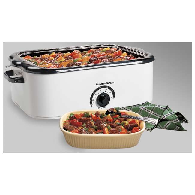 Proctor Silex 18 Quart Roaster Oven with Buffet Inserts | 32190Y + 32508Y