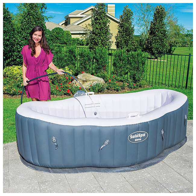 Bestway SaluSpa Siena AirJet 2-Person Inflatable Hot Tub : 54157E-BW