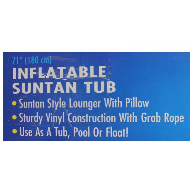 inflatable suntan tub