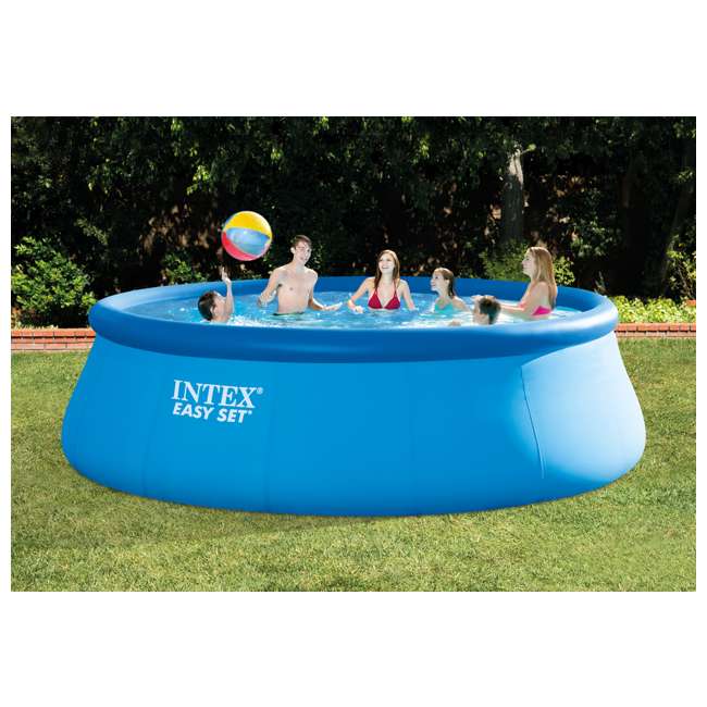 Intex 15' x 48" Easy Set Swimming Pool Kit with 1000 GPH Filter Pump