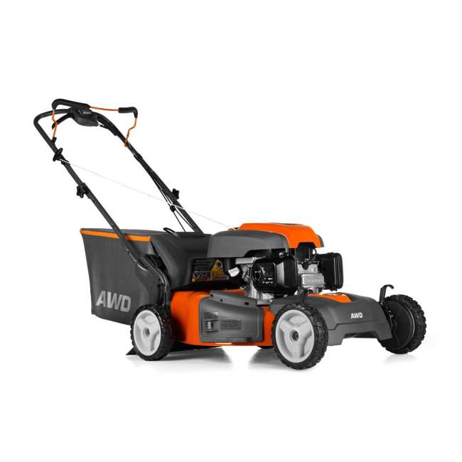 Husqvarna 190cc 22-Inch Self-Propelled AWD 3-In-1 Gas Lawn Mower ...