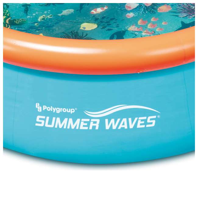 summer waves inflatable fountain pool