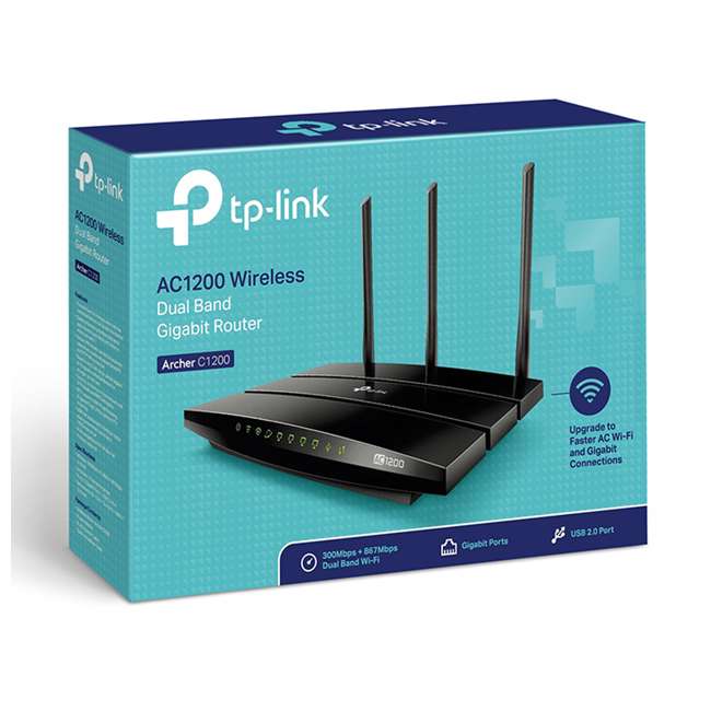  TP Link Wireless WiFi Dual Band Gigabit Router TPL ARC1200
