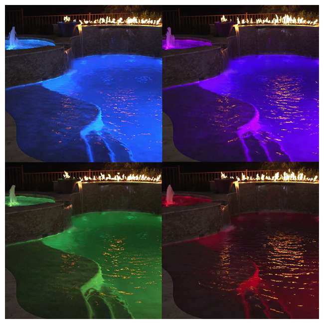 Hayward Universal ColorLogic Color LED Pool Light with 50-Foot Cord ...