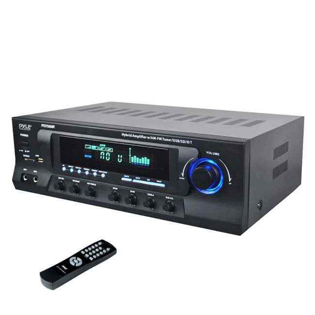 Pyle Stereo Amplifier Receiver with AM FM Tuner and Bluetooth PT272AUBT