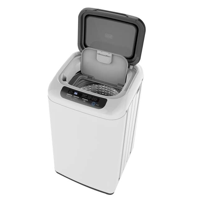 Black + Decker 0.84 Cu. Ft. Mini Washing Machine, White : BPWH84W