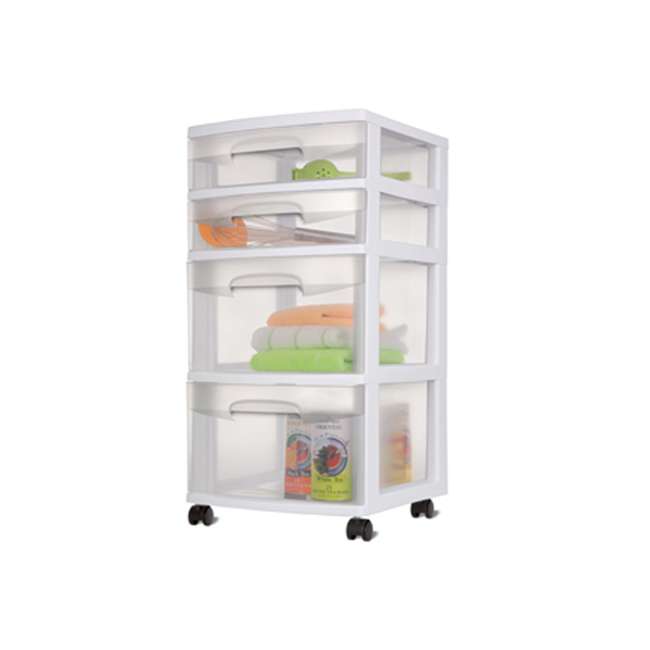 Sterilite 4Drawer Storage Cart 28228002