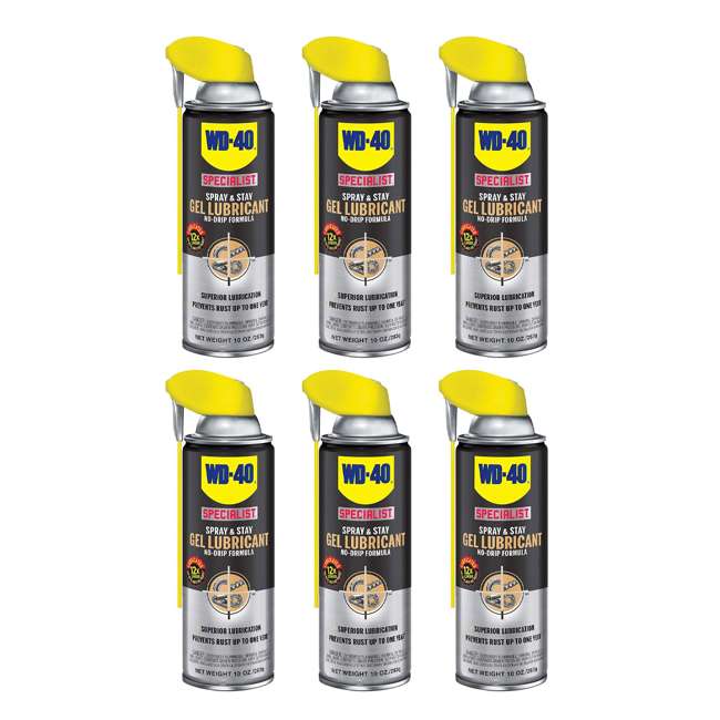 Wd 40 Specialist Spray And Stay Gel Lubricant No Drip Aerosol Spray 10