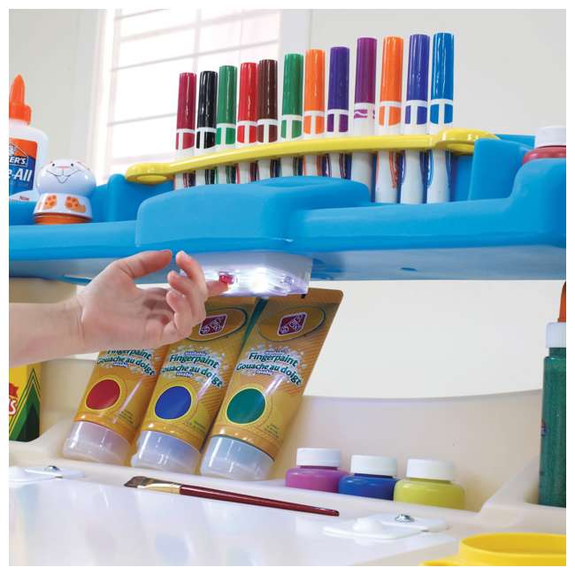 Step2 Kids Deluxe Art Studio Master Desk Set With Chair 702500