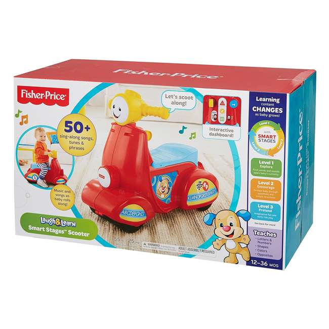 Fisher Price Laugh & Learn Smart Stages Scooter : CGX01