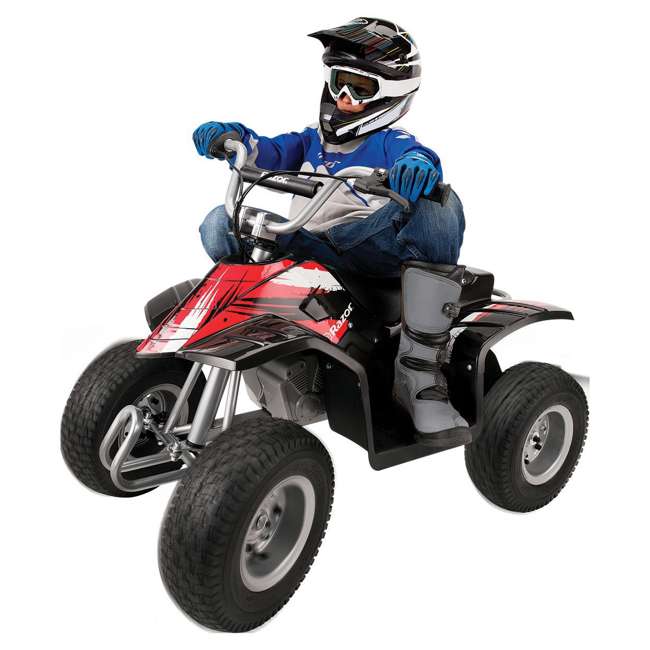 Razor 24V Dirt Quad Electric Atv 4Wheeler Red/Black 25143002RB