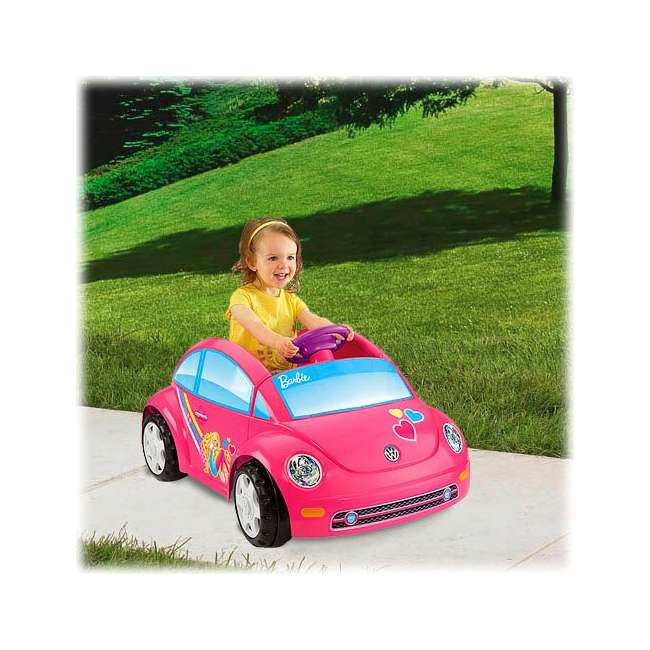 vw barbie beetle power wheels battery