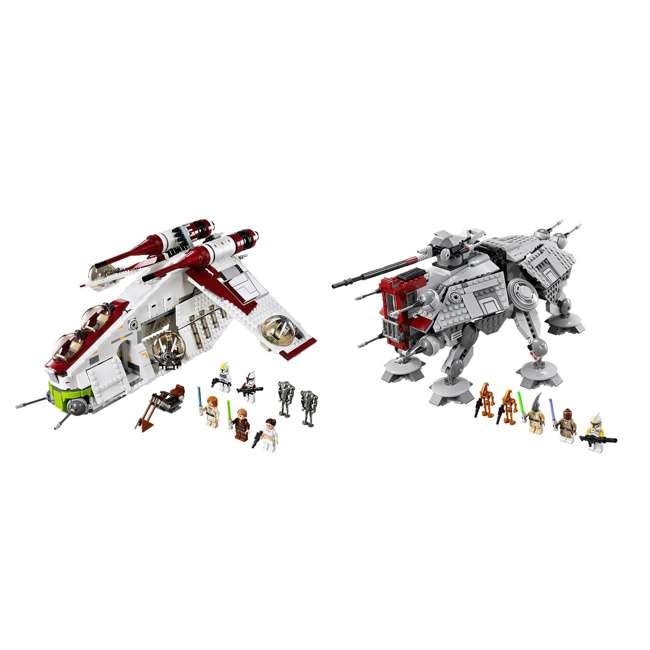 LEGO® Star Wars™ Battle of Geonosis with AT-TE & Republic Gunship ...