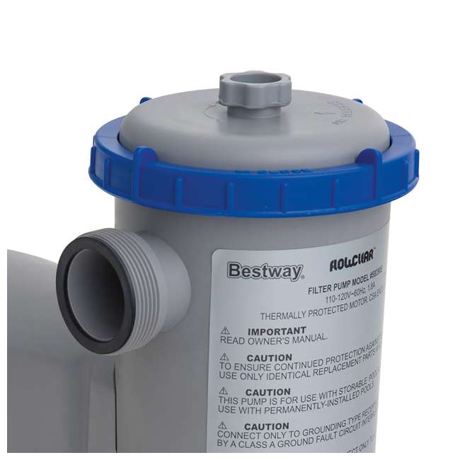 bestway gph above ground pool filter pump