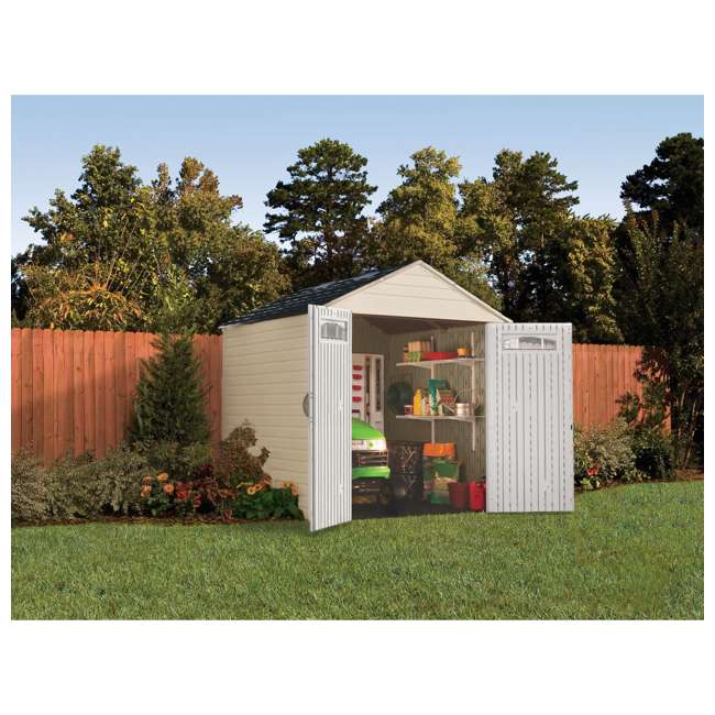 Rubbermaid 7x7-Feet X-Large 325-Cubic Feet Outdoor Storage Shed : 5H80