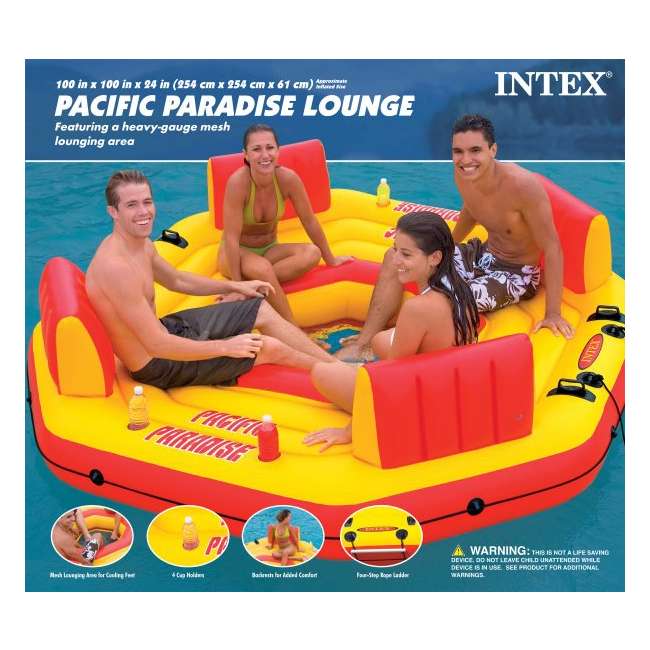 intex lounge island