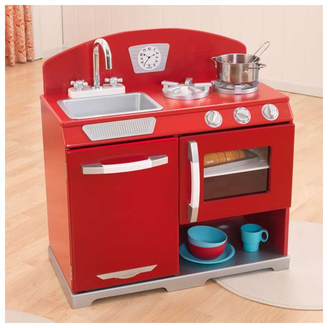 KidKraft Red Retro Kitchen 53205A   9af407791dba42608c0a0568cafb662d