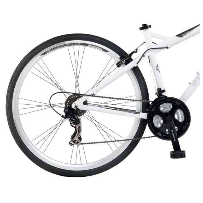 schwinn network 3.0 28 white hybrid bike bicycle s4026caz