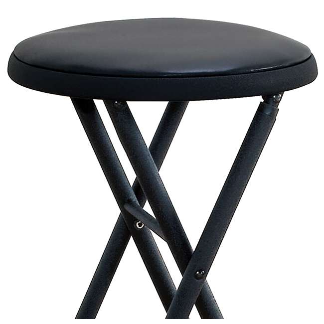 Cosco 24 Inch Plastic And Metal Folding Stool 37801BLK4   9f94c422e05e4970ae6b3c1dd1d58ba5