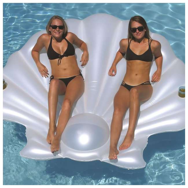 giant seashell pool float