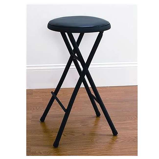 Cosco 24 Inch Plastic And Metal Folding Stool 37801BLK4   A2a1138834754ddb9ca378ac8c8e5b3c