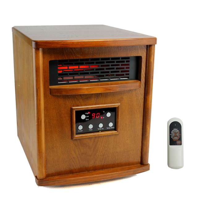 LifeSmart 1500W Infrared Quartz Electric Heater | LS-4W1500-X