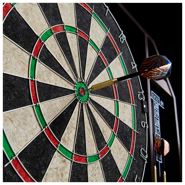 Lancaster 18 Inch Bristle Dartboard Cabinet With Dart Set