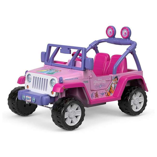 Power Wheels Kids Disney Princess Jeep Wrangler (Open Box ...