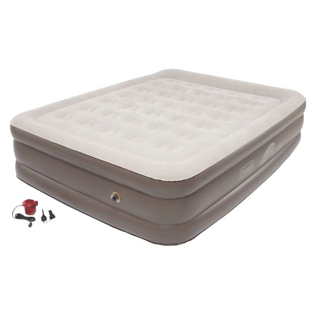 Coleman Queen Supportrest Plus Pillowstop Double-High Air ...