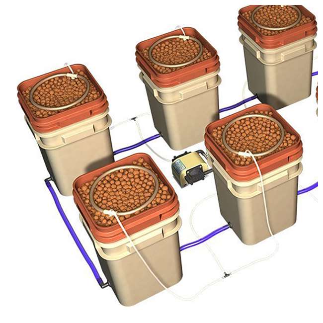 General Hydroponics 8-Unit WaterFarm Controller Kit, Terra Cotta : GH4720